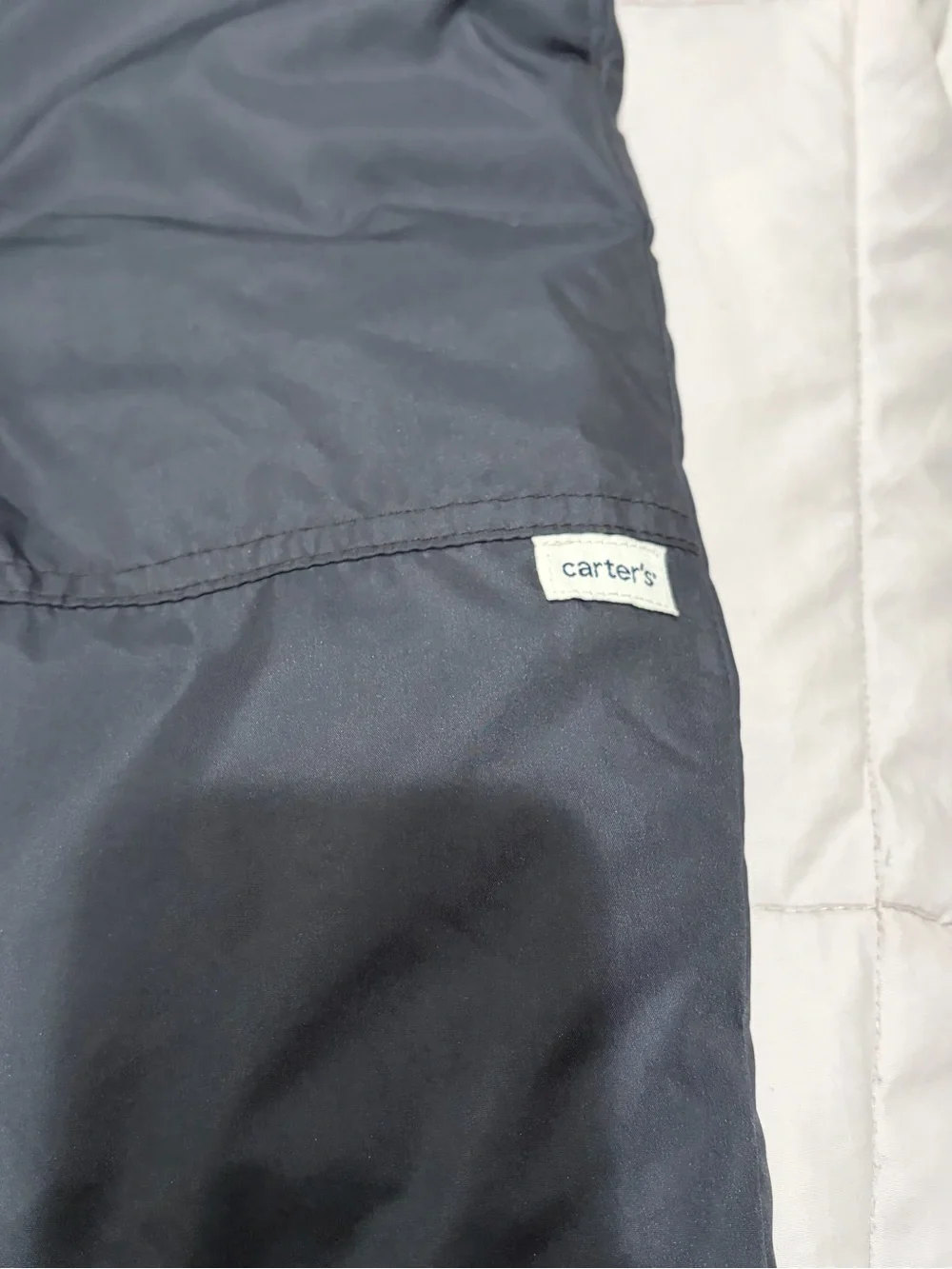 Carter's Black Kid’s Snow Bibs
